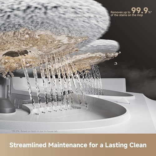 Image of MOVA V50 Ultra Complete Robot Vacuum and Mop, 24,000Pa, Zero-Tangling | 2.28in Obstacle Overcoming, FlexiRise Navigation, 176F Hot Water Mop Self-Cleaning & Fast Hot Air Drying, White