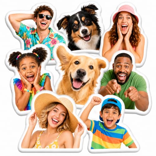 Custom Shaped Photo Pillow Personalized Pet Portrait Throw Accent 8"-32"