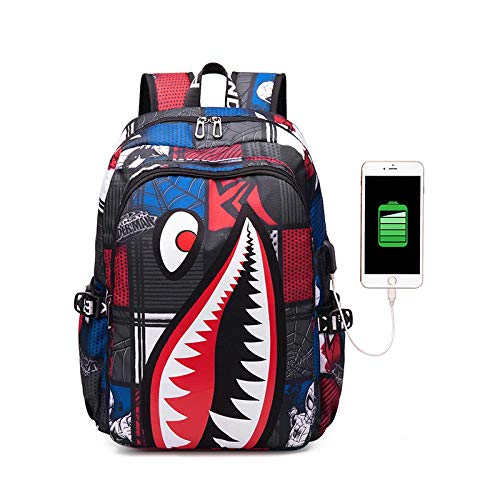 Sac à dos d'ordinateur USB pour élève du secondaire cherchant confort et autonomie mobile