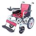 ROSG Fauteuil Roulant électrique Tout-Terrain Portable Pliable et Plus Solide pour Adultes, supporte Un Poids de 113 kg, Fauteuil Roulant électrique pour Personnes âgées/handicapées/Voyage e
