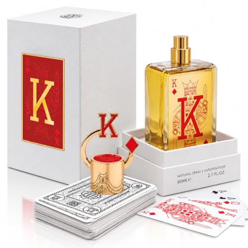 Fragrance World King of Diamonds (K) Eau de parfum pour homme et femme 80 ml Eau de parfum arabe Parfum poker