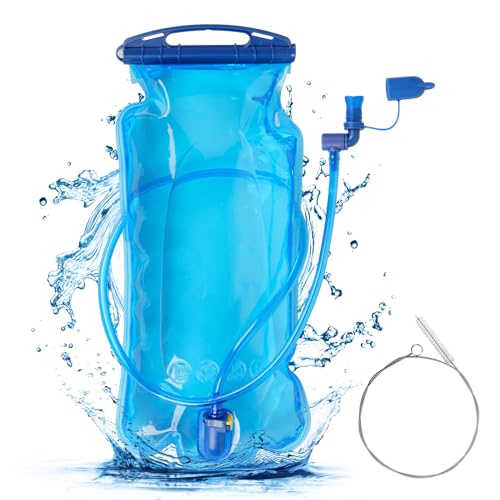 Sacca Idratazione, 3L Sacchetto dell'Acqua Portatile Sistema Idratazione, Sacca da Vescica per Idratazione BPA Approvato FDA e Senza Gusto, Serbatoio d'Acqua a Prova di perdite per Corsa, Ciclismo