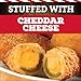 TGI Fridays Frozen Appetizers Cheddar Cheese Stuffed Jalapeno Poppers, 8 oz. Box