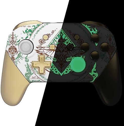 eXtremeRate SFC SNES Classic EU Faceplate Backplate Handles dla NS Switch Pro Controller,Soft Touch DIY Wymiana Grip Housing Shell Cover dla NS Switch Pro - Controller Nie Jest Wliczony W Cenę