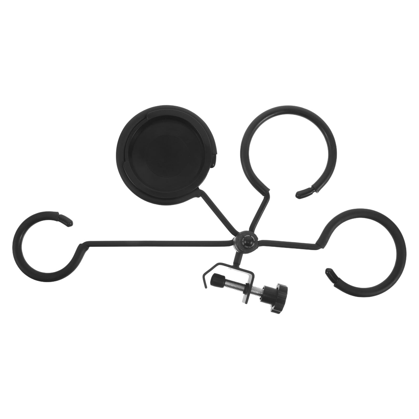 Rotatable Mute Holder for Trumpet Trombone Adjustable Organizer Tray for Brass Instruments Secure Clamp Stand for Band Rehearsals And Concerts
