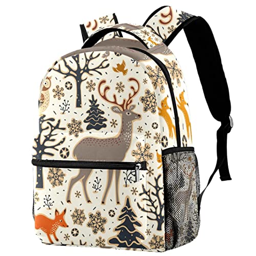 Sac à dos de voyage animaux de Noël cadeau idéal homme femme