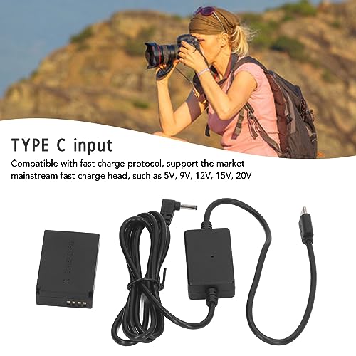 Batería simulada LP E12 y adaptador de corriente tipo C para Canon M 2