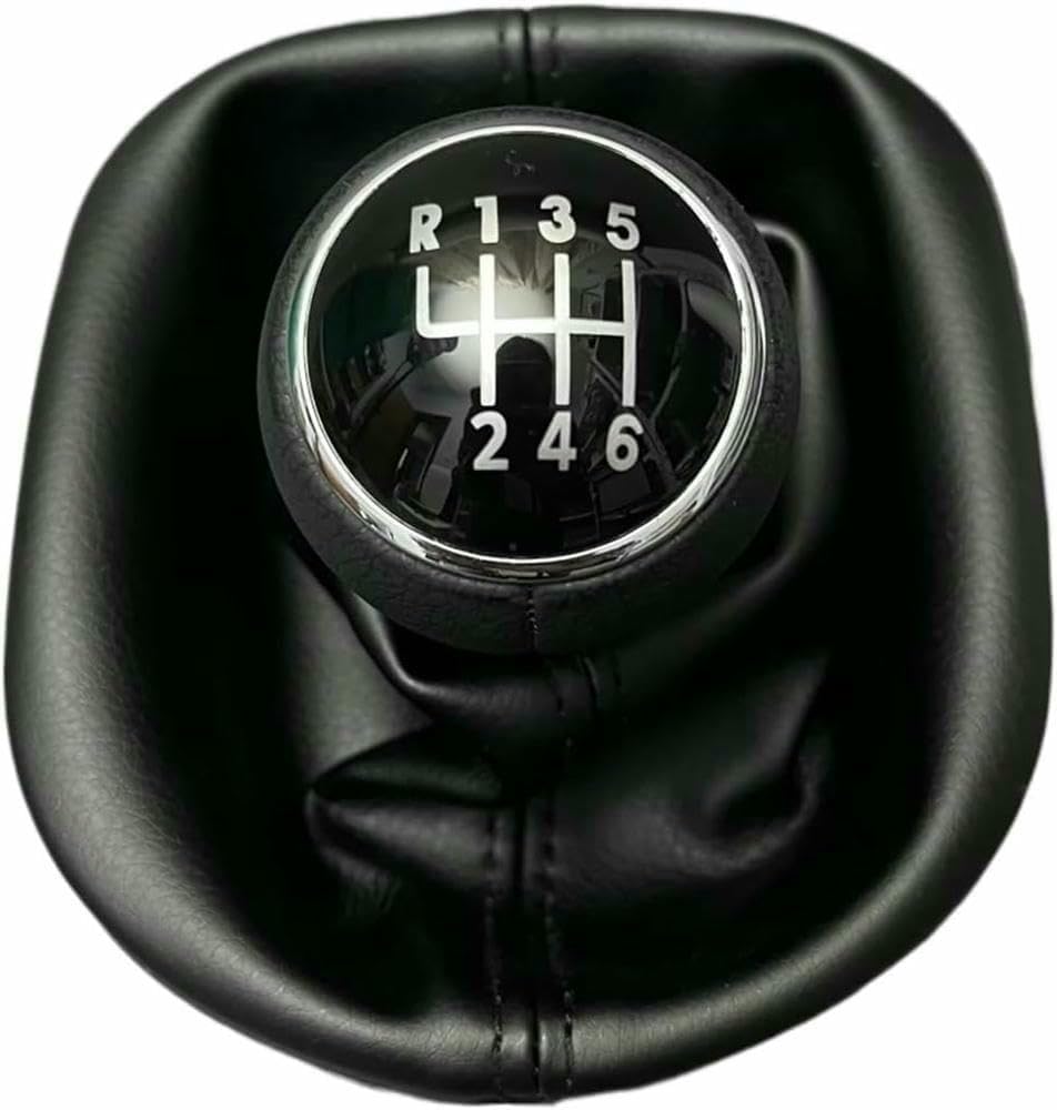 GZNBB Car Manual Gear Shift Knob Boot Cover Gaiter Lever Shifter Handle Stick, for Caddy II 2 MK2 2004-2009