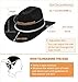 CXQRR Glitter Silver Black Cowboy Hats for Women - Western Sparkly Rhinestone Cowgirl Hat for Ladies