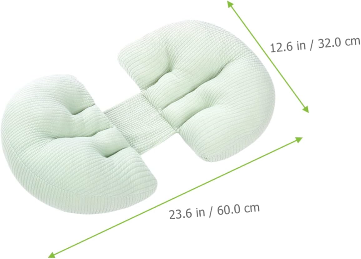 Alipis Ergonomic U-Shaped Pillow for Pregnant Women Maternity Lumbar Support Abdominal Support