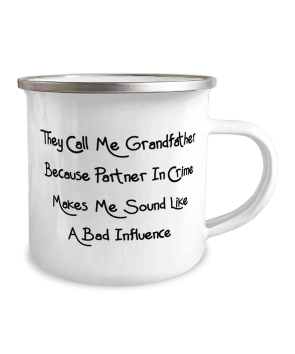 Beautiful Grandfather Gifts, They Call Me Grandfather Because Partner In, Father 12oz Camper Mug For Grandfather from Grandchild, Grandfather clock, Grandfather gift ideas, Grandfather gifts for