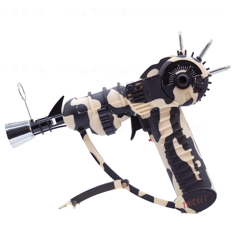 THiCket Raygun 502GLI - Encendedor con llama ajustable y bloqueo de seguridad (camuflaje de postre), 502GLI