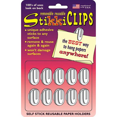 StikkiworksStikki Clips White 20 Per Pack [Set of 2]