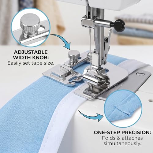 Juego de 3 pies para dobladillo de máquina de coser miniatura 2