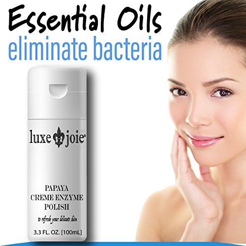 Papaya Creme Enzyme Polish Polish Advanced Microdermabrasion Body & Face Exfoliating Scrub Face, Hands & Neck & Décolleté, Anti Aging Skin Care, Minimize Pores, Wrinkles, Acne Scars Remove Blackheads #TOP3