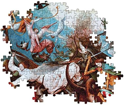 Clementoni 39662 La Caida de Los Angeles Rebeldes Bruegel 1000pcs Museum Collection Fall of The Rebel 1000 Pieces, Made in Italy, Jigsaw Puzzle for Adults, Multicolor, Medium