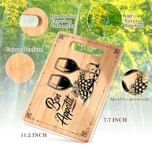 Tabla de Cortar Rectangular de Bambú con Mango Integrado miniatura 6