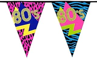 Boland 10201855 BOL44600 44600 80'S Bunting, Multi-Coloured, Taglia Unica