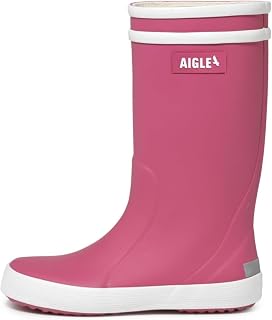 Aigle LOLLY POP 2 Kids Waterproof Boots | Soft Natural Rubber Durable Lining | Reflective Strip on Heel | Grip Sole