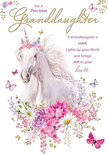 granddaughter age 7 birthday card