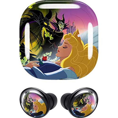 Skinit Decal Audio Skin Compatible with Galaxy Buds Pro - Officially Licensed Disney Villains Sleeping Beauty and Maleficent Art Design