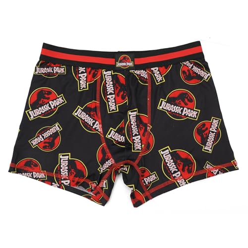 Bioworld Jurassic Park Icons & Raptor Stripes Men's 3-Pack Boxer Briefs Set4