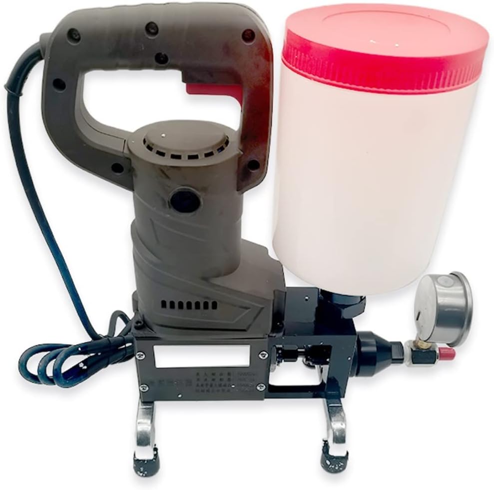 Epoxy Injection Pump Epoxy/Polyurethane Foam Grouting Machine Steel Hose Concrete Repair Crack 999 810/910/1300W,DIY Tools(910w)
