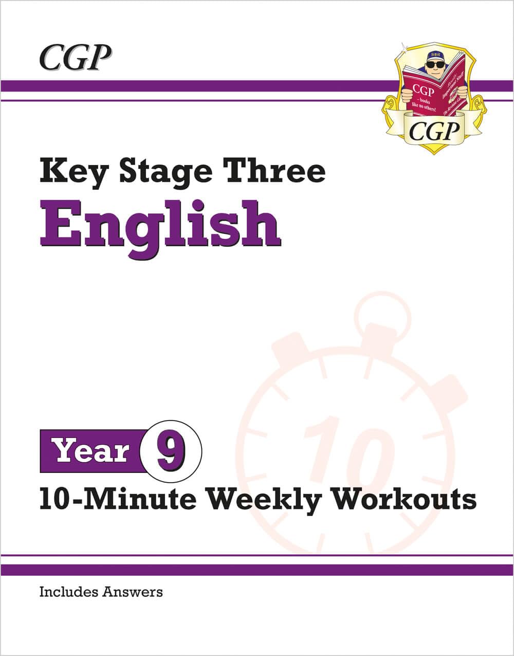 KS3 Year 9 English 10-Minute Weekly Workouts (CGP KS3 10-Minute Tests)