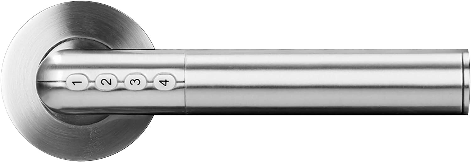 Elektronisches Türschloss Bluetooth Smart PIN- und Bluetooth 4.0 - Öffnung IP44 (Silber)