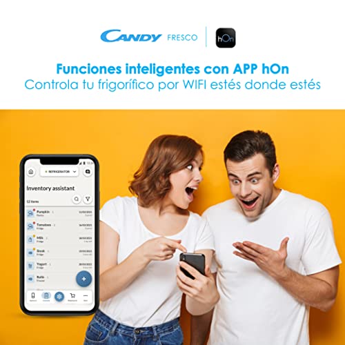 Candy-Fresco-CCE4T620EW-Frigorifico-Combi-60CM-Altura-2m-377L-Total-No-Frost-Circle-Conectividad-Wifi-Cajon-Verdulero-Electronico-Interno-LED-Puertas-Reversibles39DB-Clase-E-Blanco Candy-Fresco-CCE4T620EW-Frigorifico-Combi-60CM-Altura-2m-377L-Total-No-Frost-Circle-Conectividad-Wifi-Cajon-Verdulero-Electronico-Interno-LED-Puertas-Reversibles39DB-Clase-E-Blanco