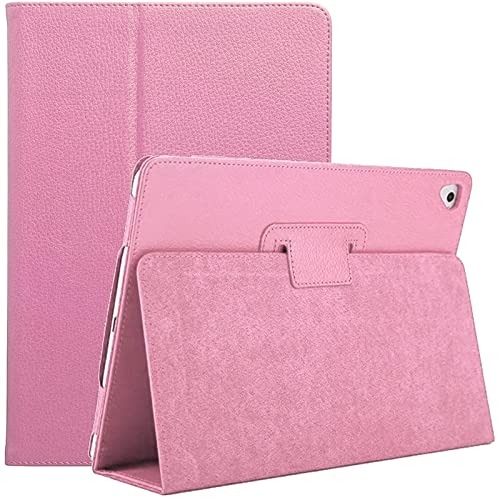Leather Stand Flip Case Cover For Apple iPad Air 3, Pro 10.5, iPad 10.2 7th Generation (Hot Pink)