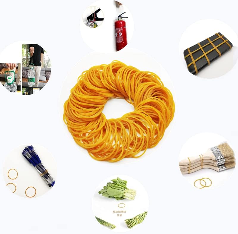 Miniatura 4 de TAYARA Bandas de goma pequeñas, 500 unidades, multicolor, pequeñas bandas de goma natural, elásticas, resistentes bandas de goma para suministros