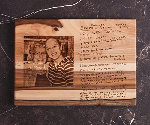 Custom-Recipe-Cutting-Board-Handwritten-Recipe-Cutting-BoardPersonalized-Recipe-Cutting-BoardFamily-Recipe-Engraved-Recipe-Family-Heirloom-Gift-Engraved-Grandma-Mom-Mother
