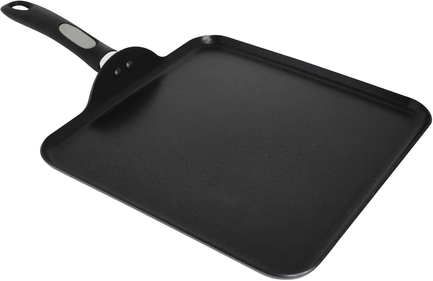 Mirro A79713 Get A Grip Aluminum Nonstick Griddle Cookware, 11-Inch, Black