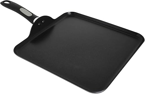 Mirro A79713 Get A Grip - Utensilios de cocina antiadherentes de aluminio 110in color negro Mirro A79713 Get A Grip - Utensilios de cocina antiadherentes de aluminio 110in color negro