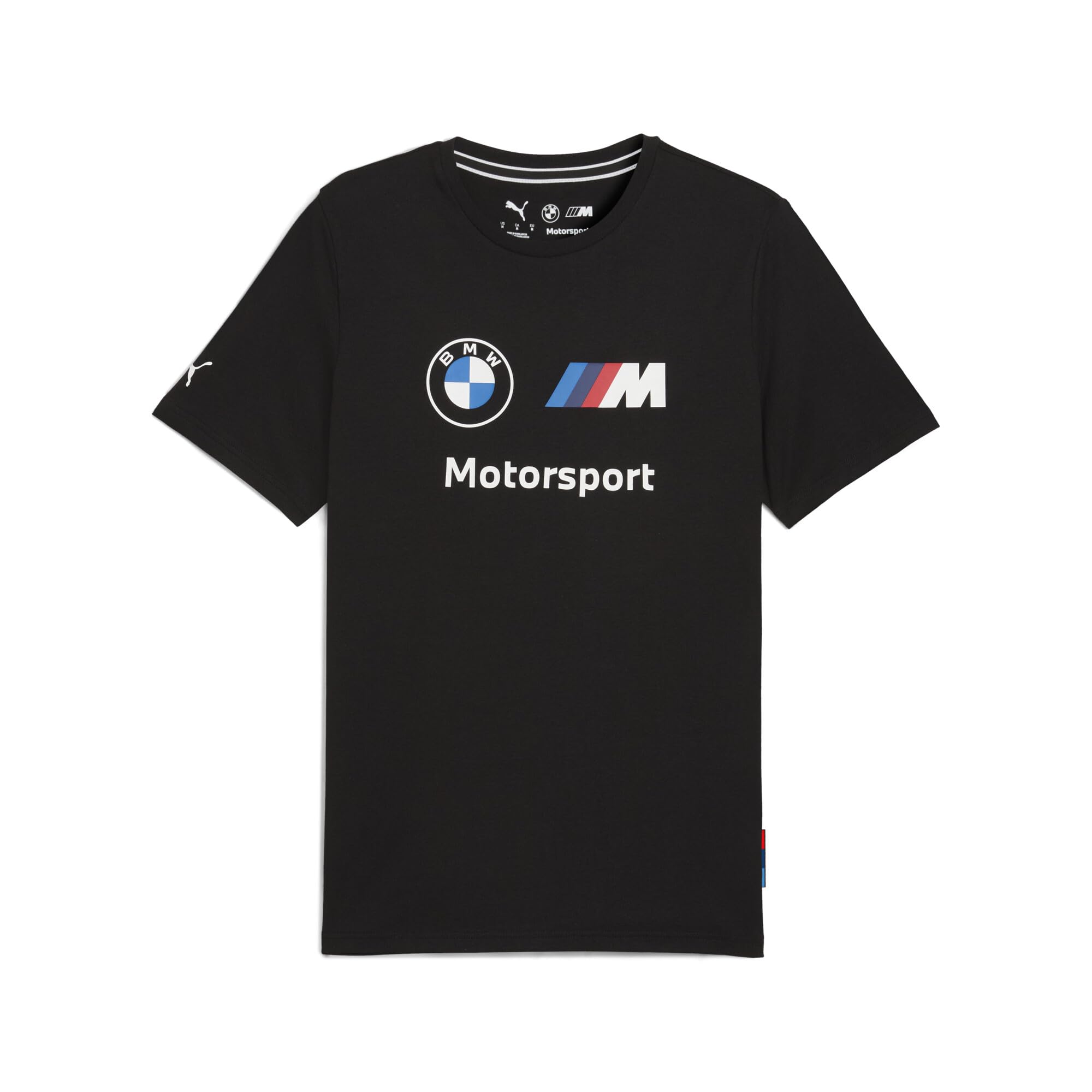 Puma Men's Noir Logo T-Shirt Bmw Mms Essentials 2XL