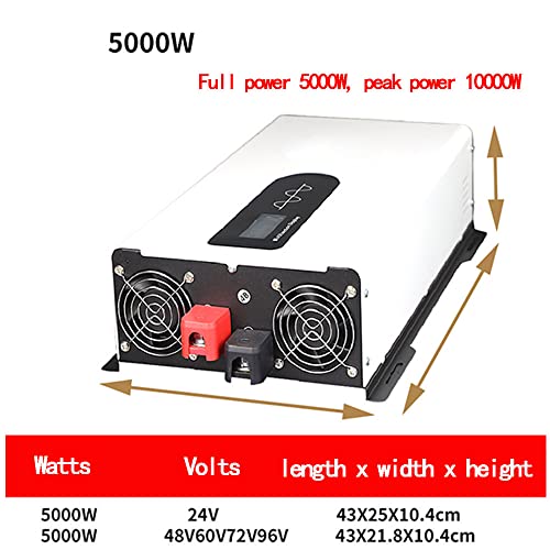 Inversor De Onda Senoidal Pura 1300/2200/2600/3300/5000w Power Inverter 12/48/60/72/96v a 110v/220-2