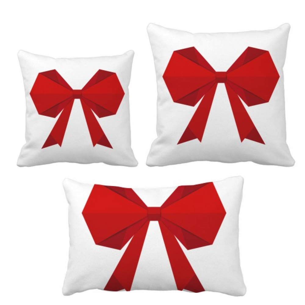 Housse de coussin de Noël motif origami pour salon cocooning