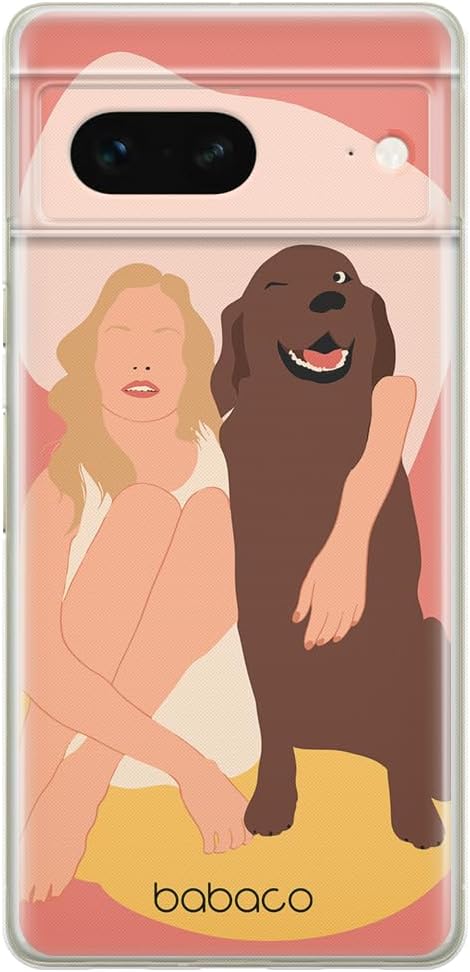 BABACO ERT Group Mobile Phone case for Google Pixel 7 Original and Officially Licensed Pattern Dogs 007 optimally adapted to The Shape of The Mobile Phone, case Made of TPU