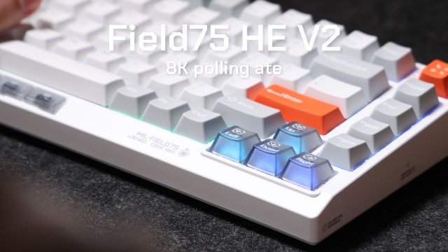 Amazon.com: nuphy Field75 HE V2 75% Layout 83 Keys Gaming Keyboard