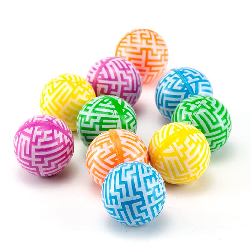 PIQIUQIU 24 Palline da 28 mm, per Bambini, Feste di Compleanno dei Bambini, Colore Casuale
