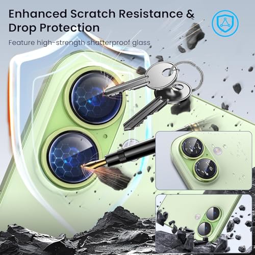 Image of Lensarmor Compatible With Sage iPhone 17 Camera Lens Protector - 9H Tempered Glass, Scratch Resistant, Flash-Friendly Premium Lens Cover