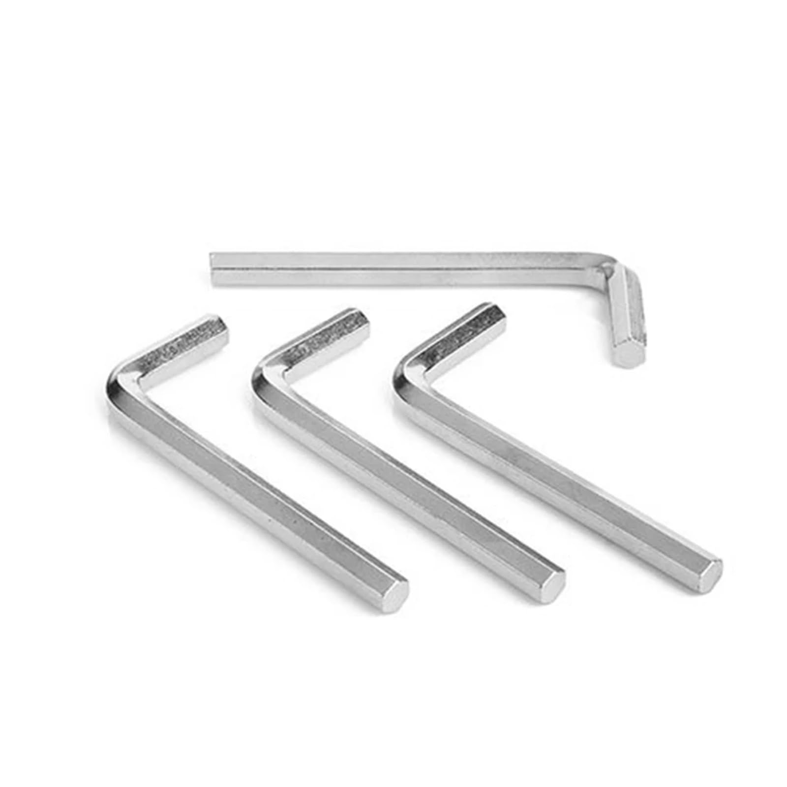 Genérico Llave Allen Llave hexagonal Juego de llaves Allen pequeñas Bicicleta Mango en L pequeña for computadora y teléfono(Black,1.5mmx17x47 150pcs)