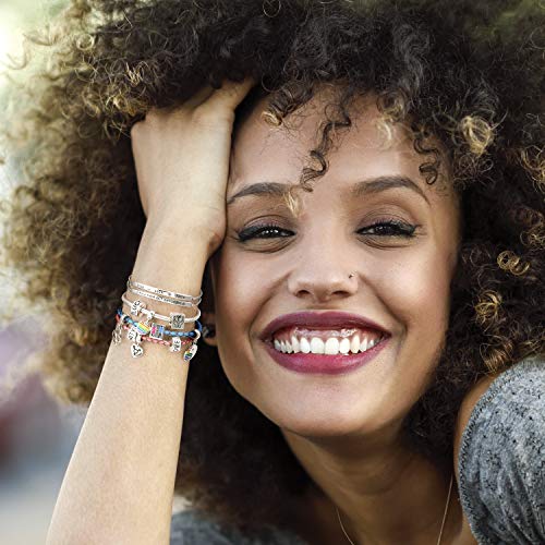 Pulsera europea abalorio de plata de ley .925 Me Too para el día a día de las mujeres 7