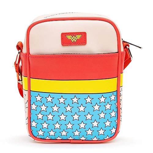 DC Comics Bag, Crossbody, Wonder Woman Body Character Close Up, Vegan Leather2