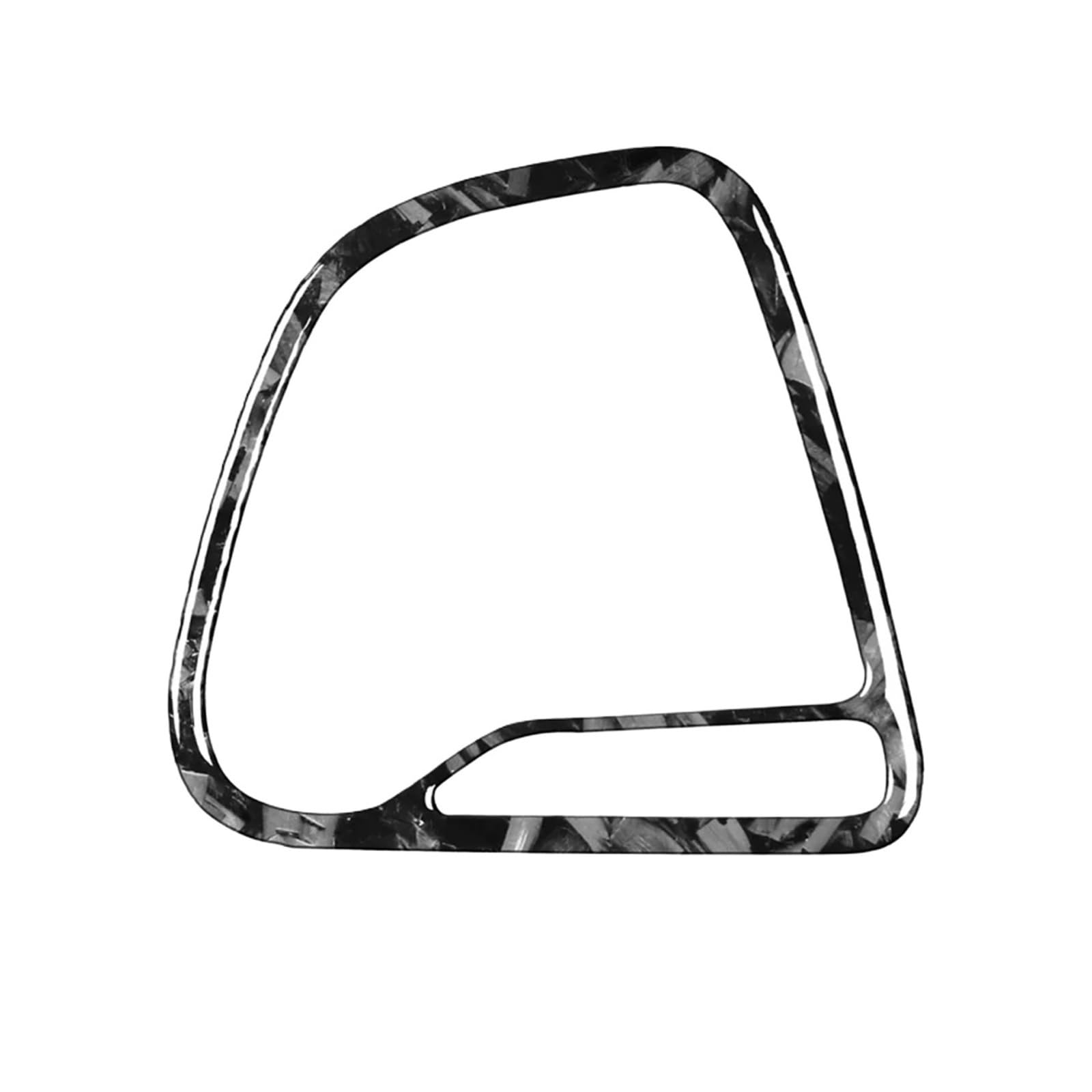 Vnhlotvjl Type4 Car Navigations Radio Cd Shift Lift Panel Trim Cover Sticker Compatible For Dodge Challenger 2015-2020 Forged Carbon Fiber Car Interior Acce(Type4)