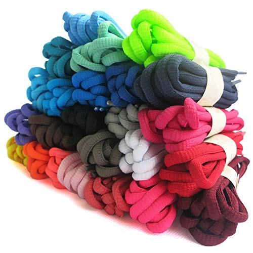 20 Pairs Athletic 45 Inch Shoelaces Sport Sneaker Boots Shoe Laces Strings (Oval) #TOP4