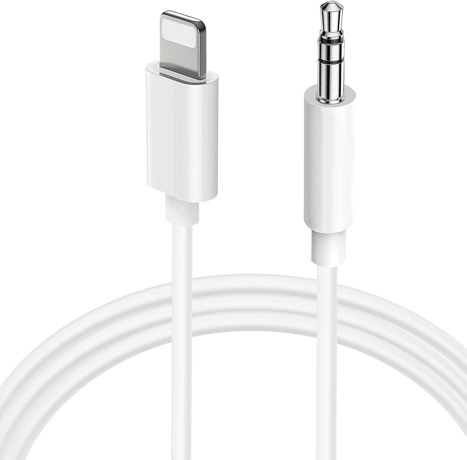 Aux Cable for iPhone 3.5mm Aux Cord Adapter for Car Stereo/Headphone/Speaker Compatible with i-Phone 11/12 /13 i-Pod