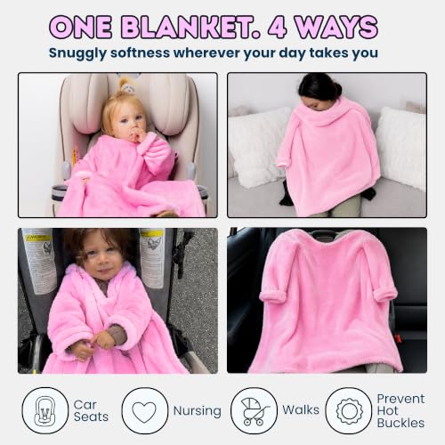 Image of Buckle Me Baby Cozy Car Seat Blanket -Wearable Car Seat Blankets for Babies