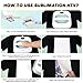 HTVRONT Sublimation HTV for Dark Fabric/Light Fabric - 5 Pack Glossy Sublimation Vinyl - Sublimation Blanks for Sublimation Shirts/Pillow/Bag/Hat